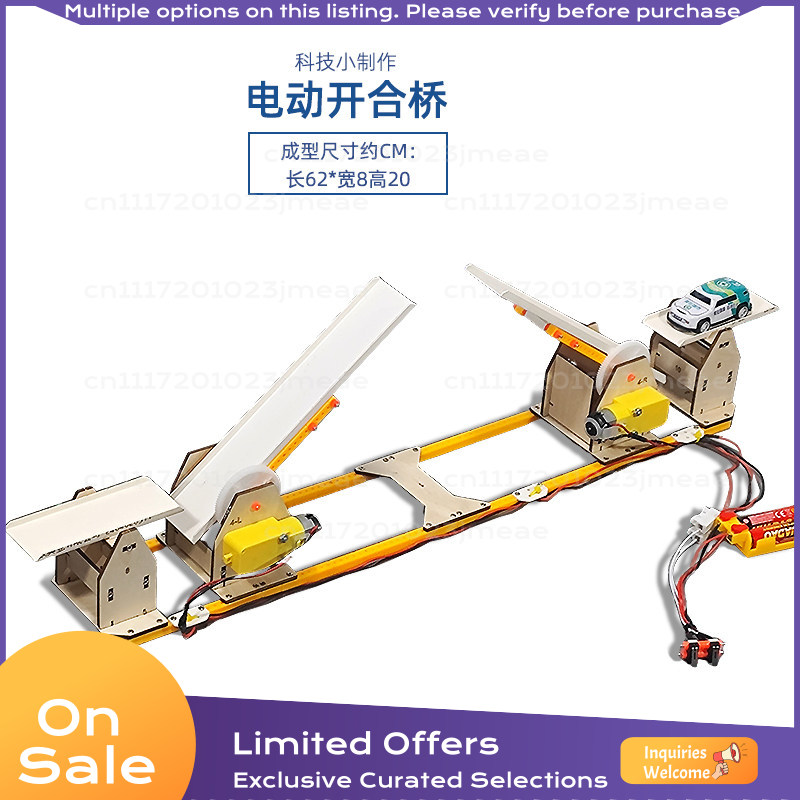 Science Diy Model - Kit Model Jembatan Pengangkat Elektrik yang