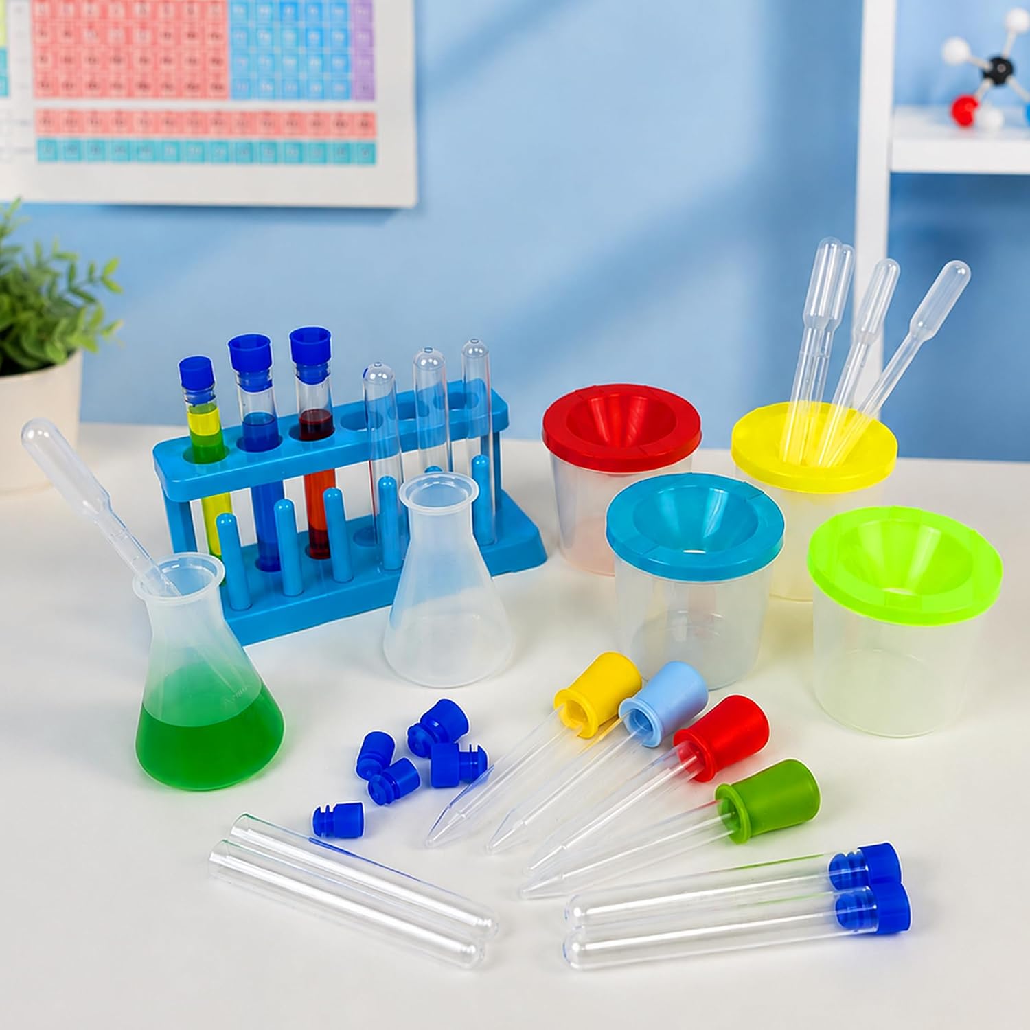 26PCS Kit Eksperimen Sains Ana - Chemistry Set Beginner ulasan dan harga