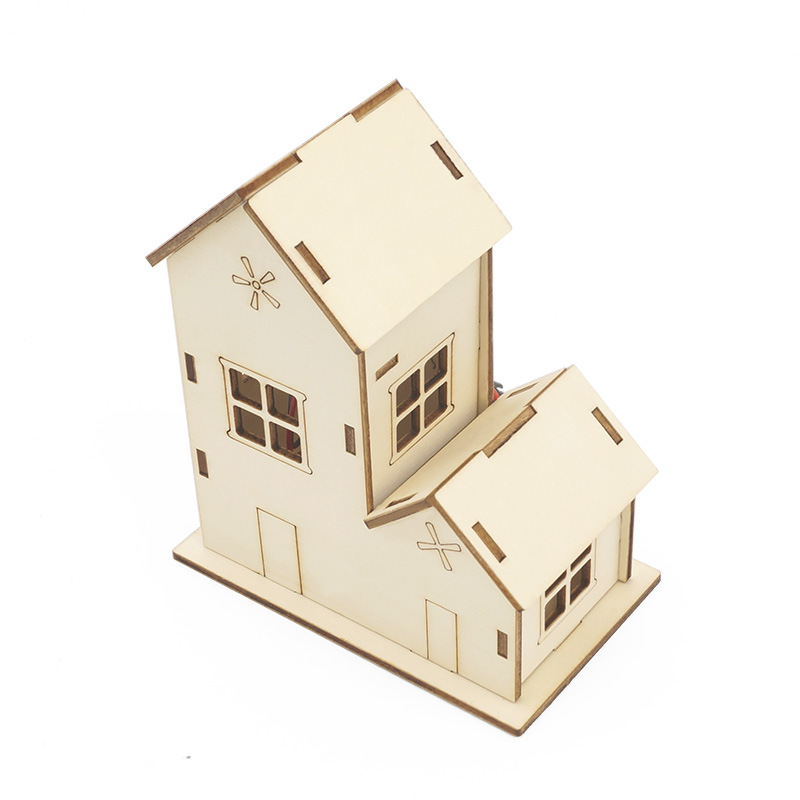 Model rumah menyala buatan tan - Science Diy Model ulasan dan harga